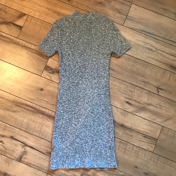 Forever 21 size small gray ribbed dress - Picture 4 of 4